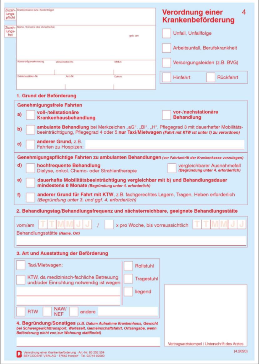 Krankenfahrten K&ouml;ln - Porz